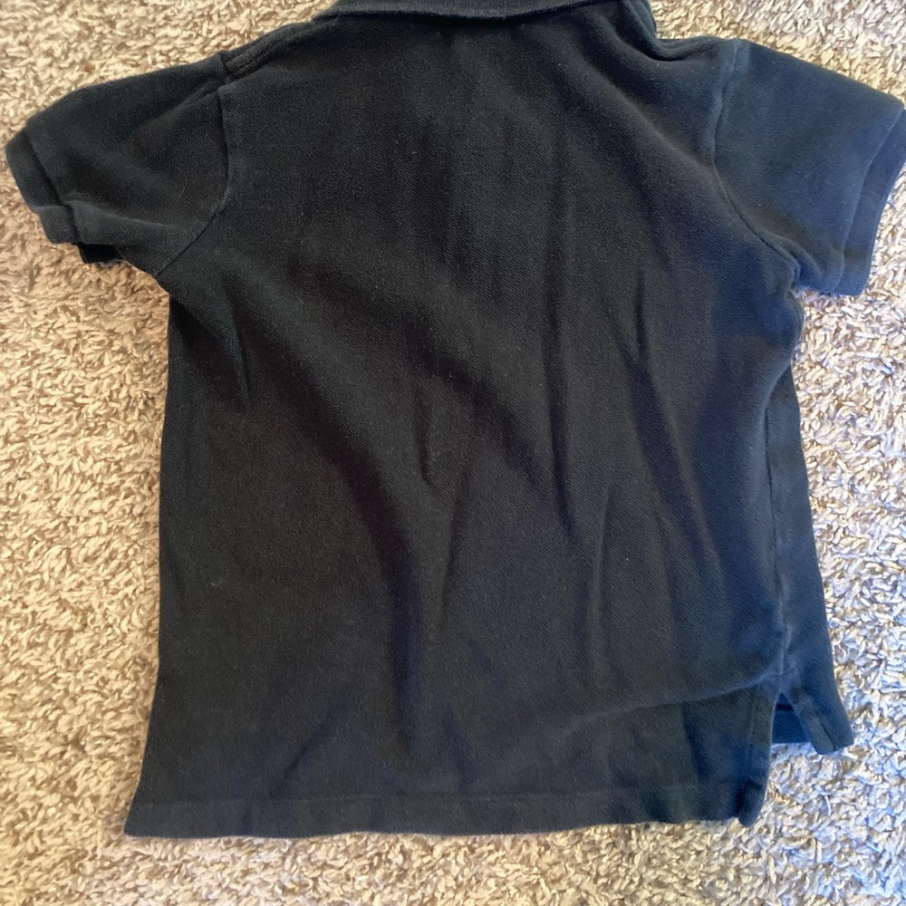 Polo by Ralph Lauren Kids Black Polo Shirt size 4T - Picture 2 of 4